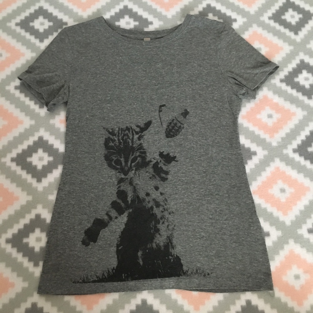 Next Level Medium Cat T Shirt